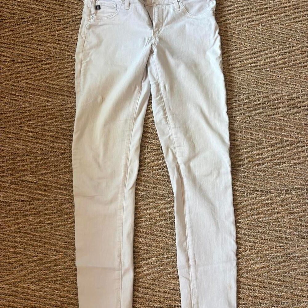 Ag-jeans Women's White and Cream Jeans
